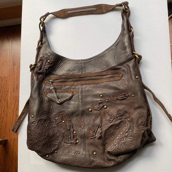 G Series Cole Haan brown leather bucket bag - Picture 1 of 10